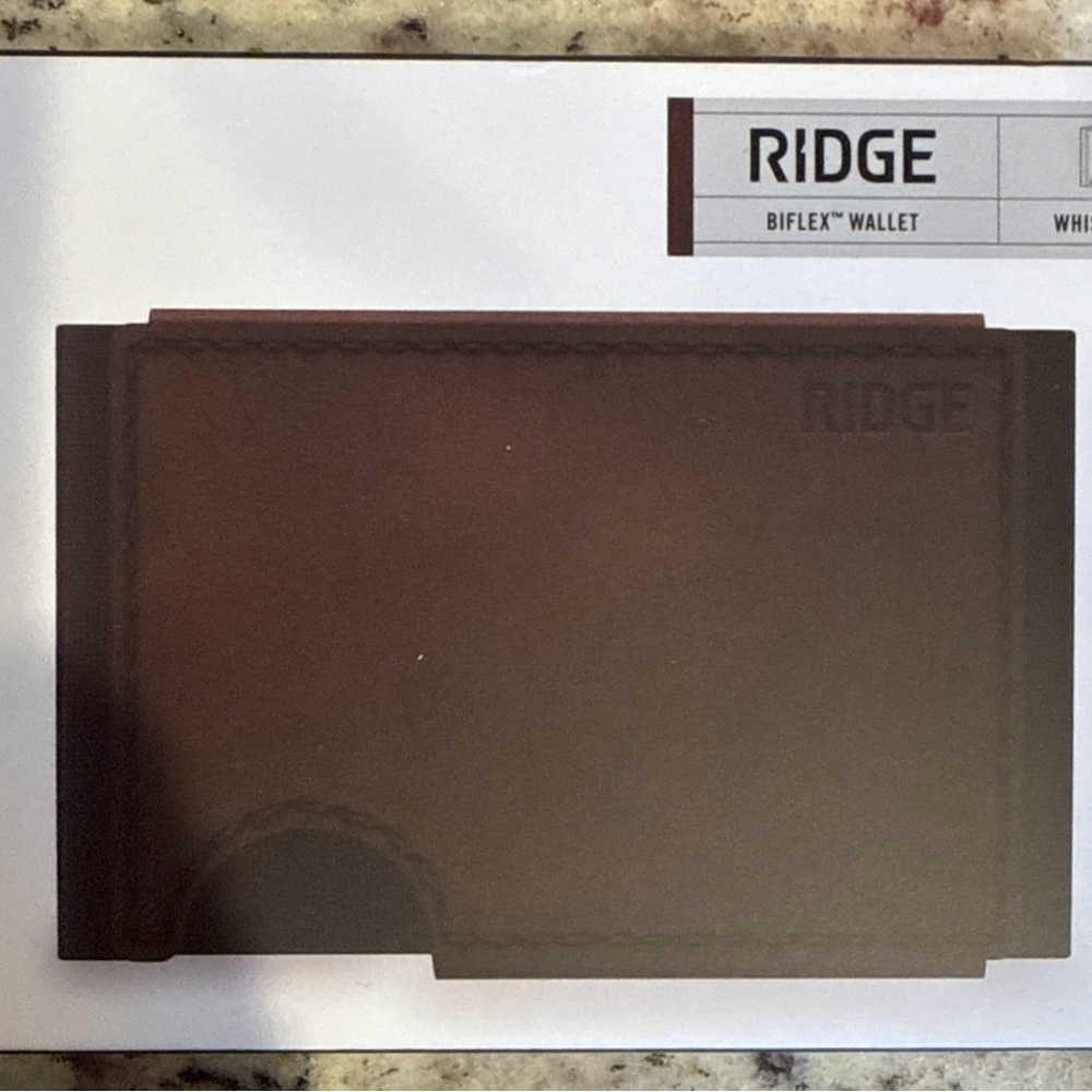 Ridge Biflex Wallet in Whiskey Brown